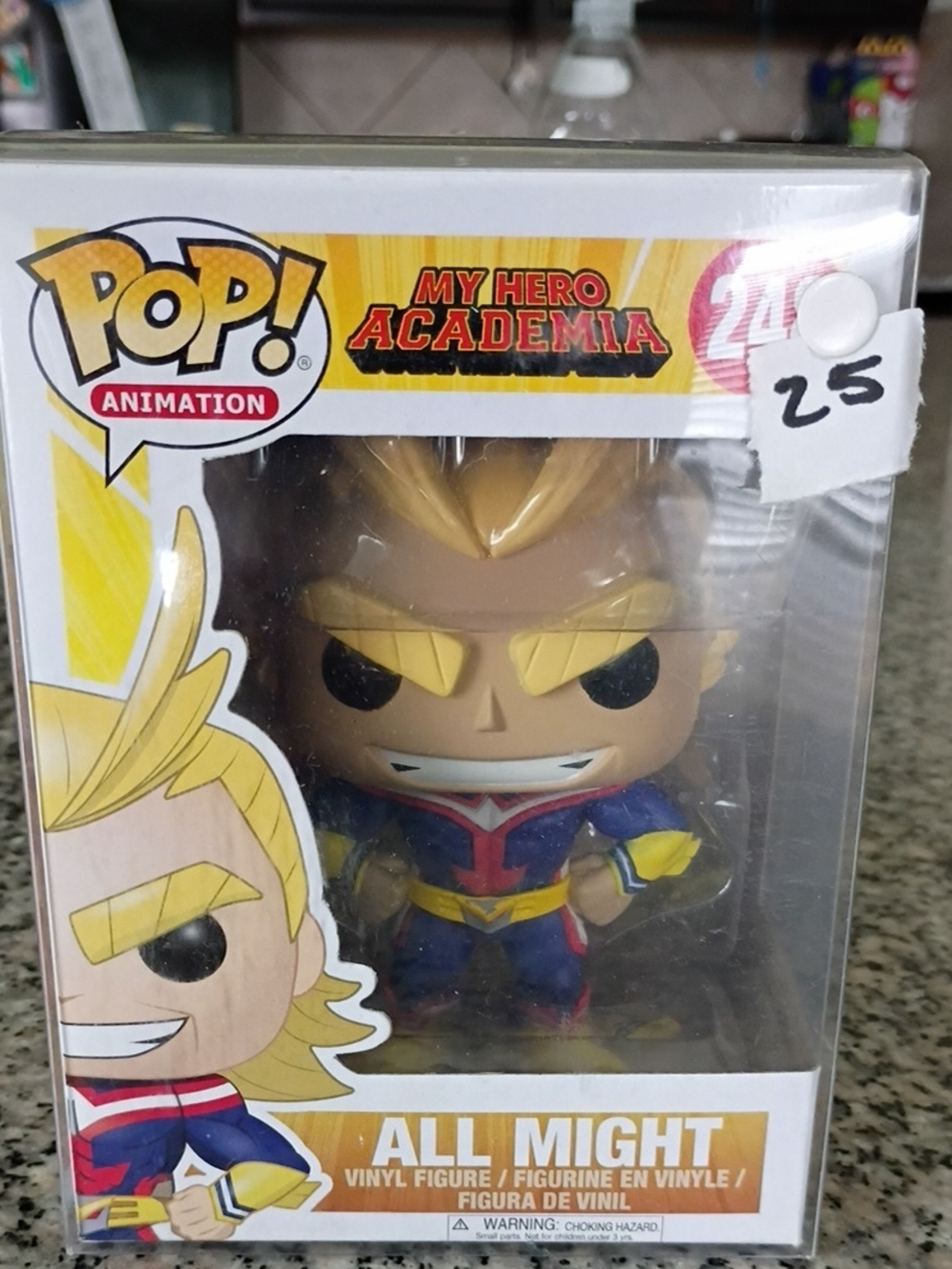 Funko All Might Figure in Yellow, Blue, Red and Gold